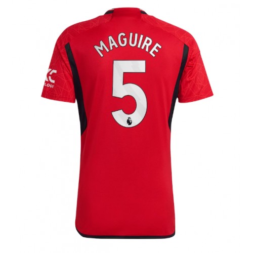 Dres Manchester United Harry Maguire #5 Domaci 2023-24 Kratak Rukav